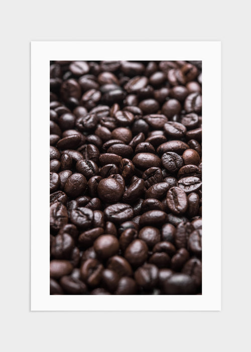 Coffee beans poster