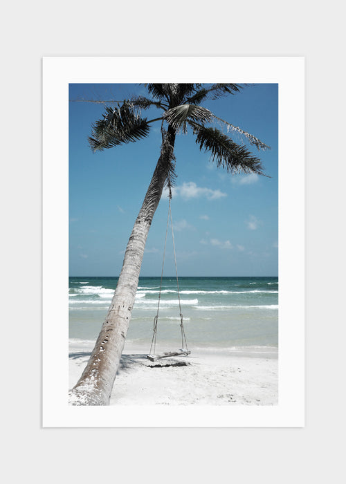Tropical palms poster