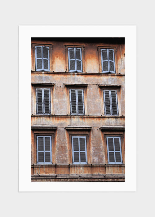 Windows in rome poster