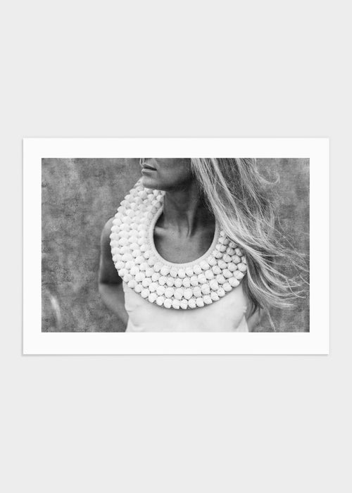 White seashell necklace poster