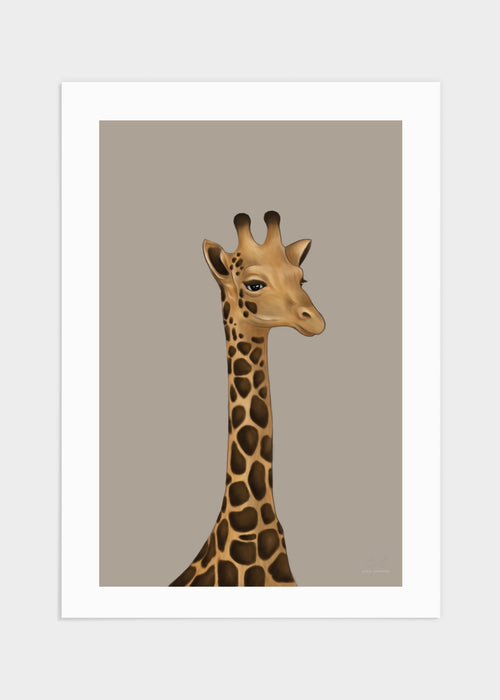 Giraffe poster