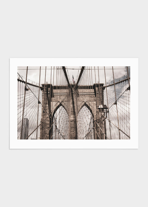 Brooklyn bridge new york poster