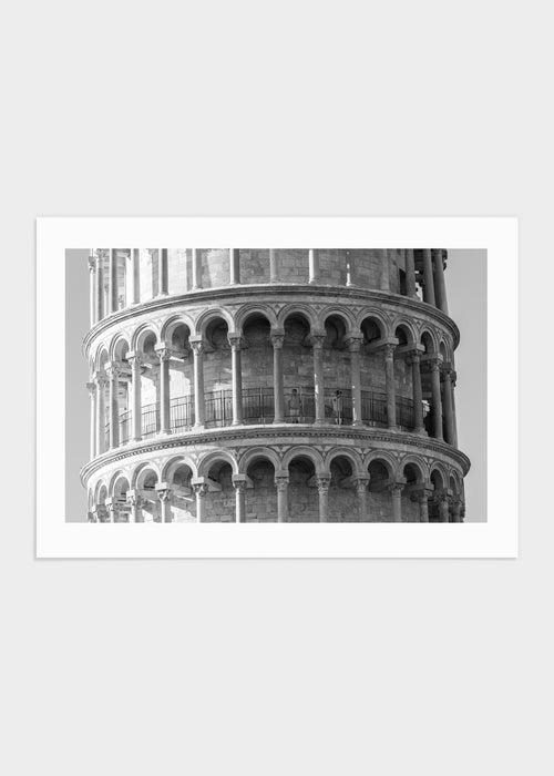 Leaning tower of Pisa poster