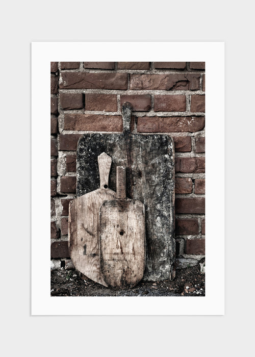 Rustic cutting boards poster