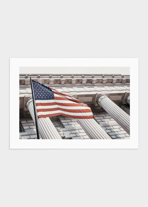 Flag of the united states poster