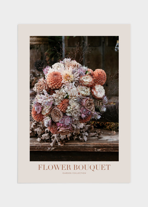 Flower bouquet poster