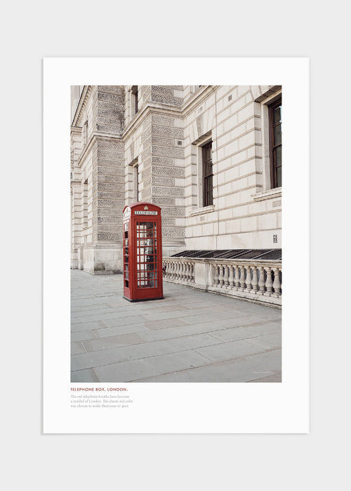 London telephone box poster