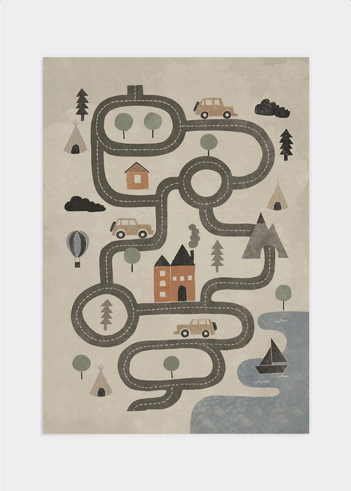 Map poster