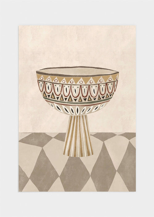 Big moroccan bowl poster