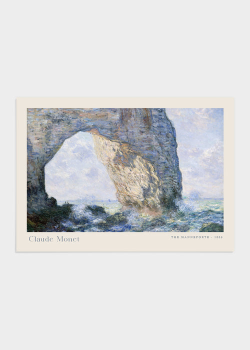 Claude Monet - The manneporte poster