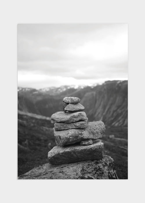 Norway stones poster