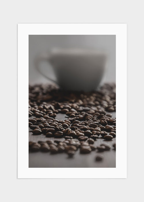 Coffee beans poster