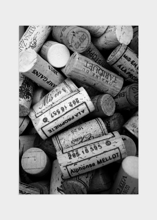 Wine corks poster