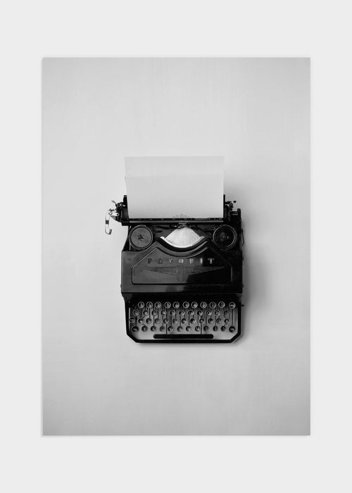 Typewriter poster