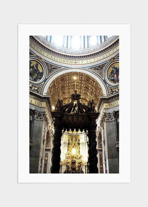 St peters basilica poster