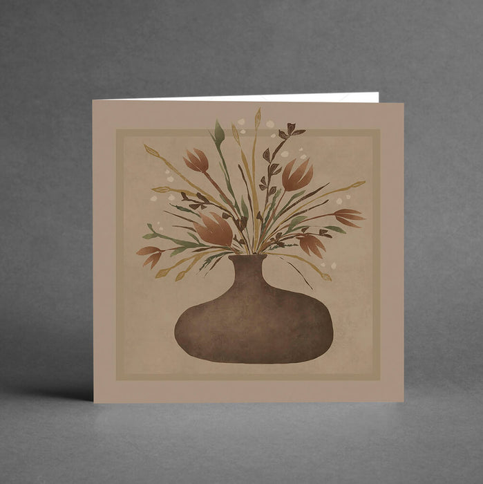 Dried flowers - Gratulationskort